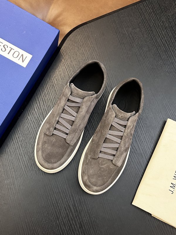 J.M. Weston 클래식 남성 레이스업 운동화 001-286744
