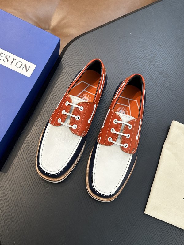 J.M.Weston 클래식 남성 레이스업 운동화 001-286752
