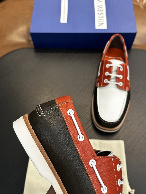 J.M.Weston 클래식 레이스업 스니커즈 001-286753