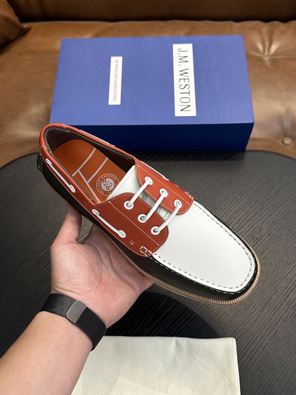J.M.Weston 클래식 레이스업 스니커즈 001-286753