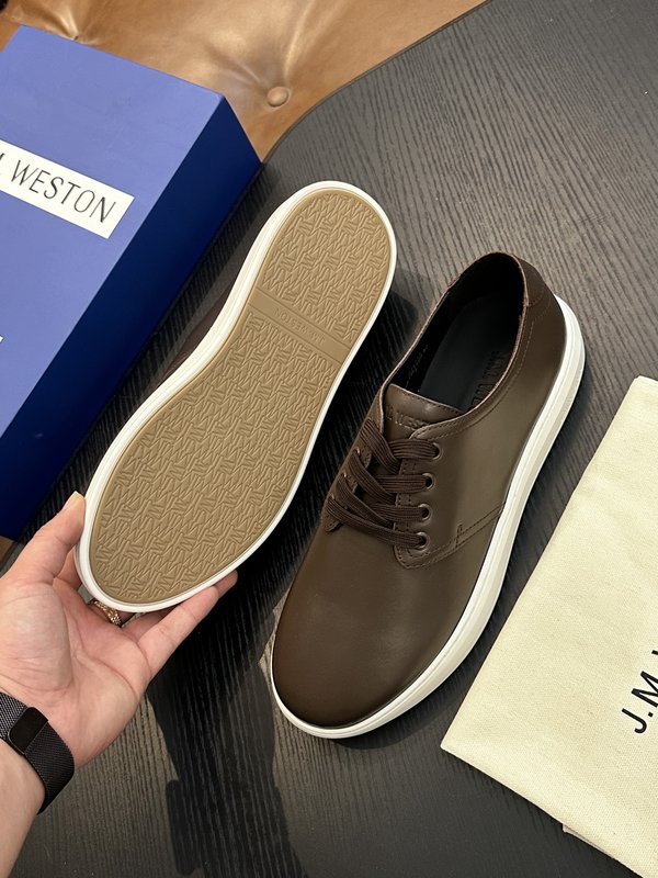 J.M.Weston 클래식 남성 레이스업 운동화 001-286808