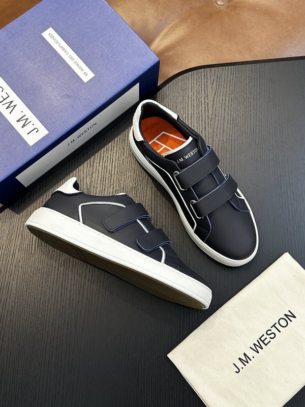J.M.Weston 남성 레이스업 캐주얼 스니커즈 001-286811
