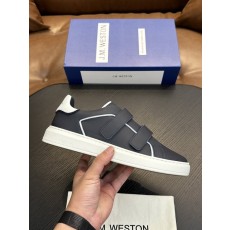 J.M.Weston 남성 레이스업 캐주얼 스니커즈 001-286811