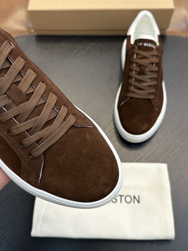 J.M. Weston 남성 레이스업 캐주얼 운동화 001-286829