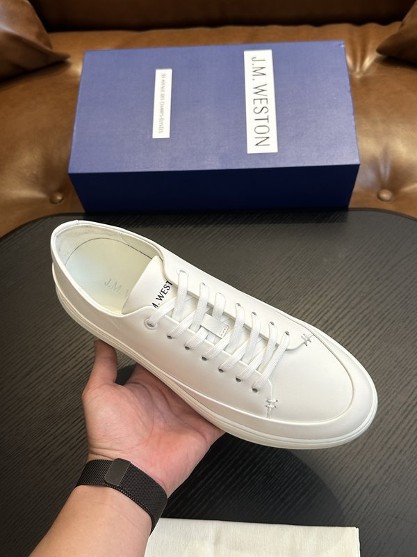 J.M.Weston 남성용 클래식 레이스업 스니커즈 001-286842