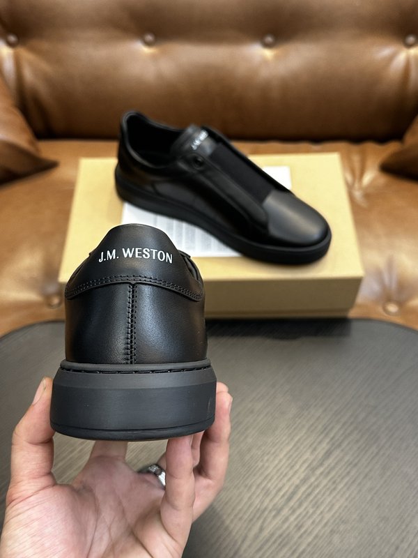 J.M. Weston 클래식 남성 레이스업 캐주얼 운동 001-286843