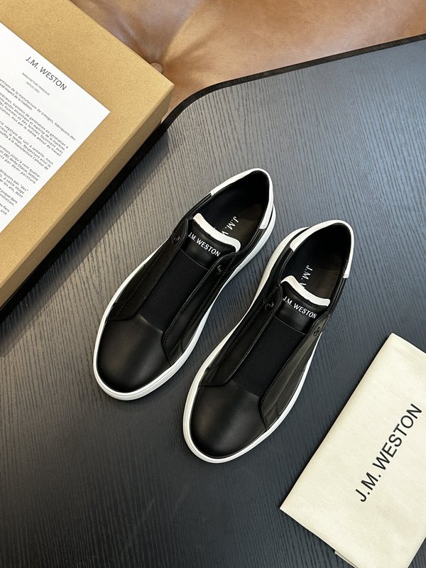J.M. Weston 클래식 스니커즈 레이스업 슈즈 001-286844