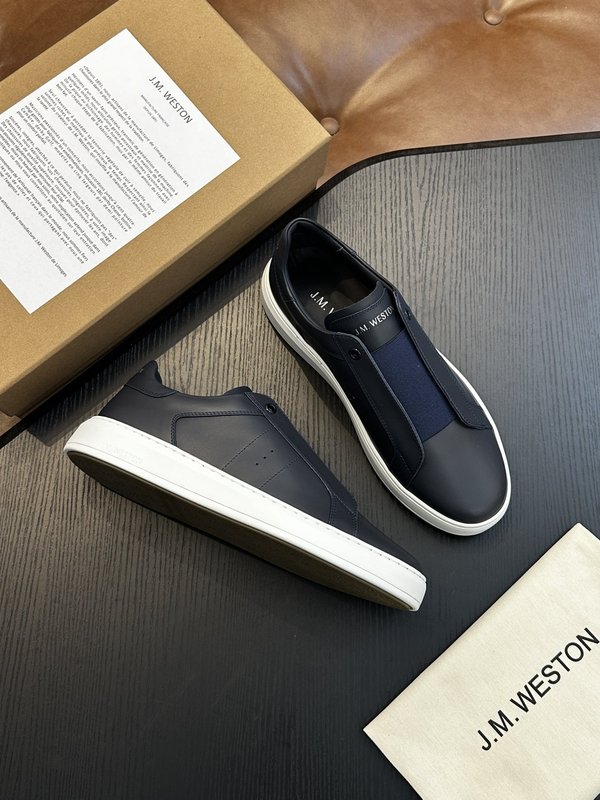J.M. Weston 클래식 남성 레이스업 스니커즈 001-286845