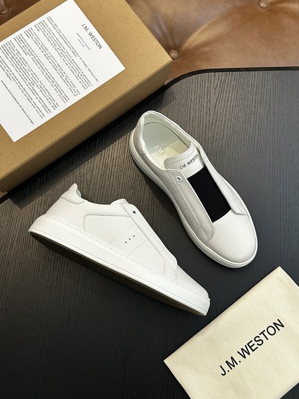 J.M. Weston 클래식 남성 레이스업 캐주얼 운동 001-286848