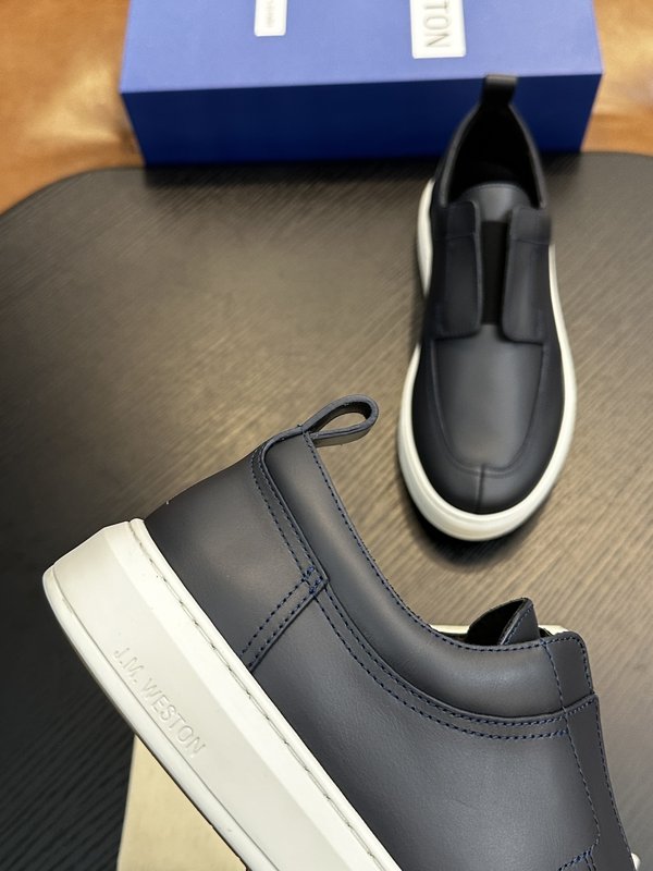 J.M. Weston 클래식 남성 레이스업 스니커즈 001-286850
