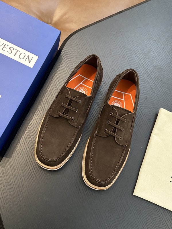 J.M.Weston 남성 레이스업 캐주얼 스니커즈 001-286876