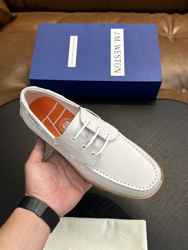 J.M. Weston 남성 레이스업 캐주얼 슈즈 001-286878