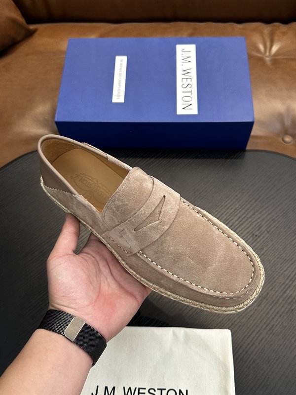 J.M. Weston 클래식 남성 레이스업 캐주얼 스니 001-286884