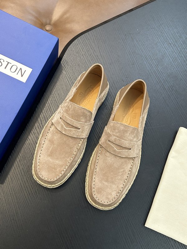 J.M. Weston 클래식 남성 레이스업 캐주얼 스니 001-286884