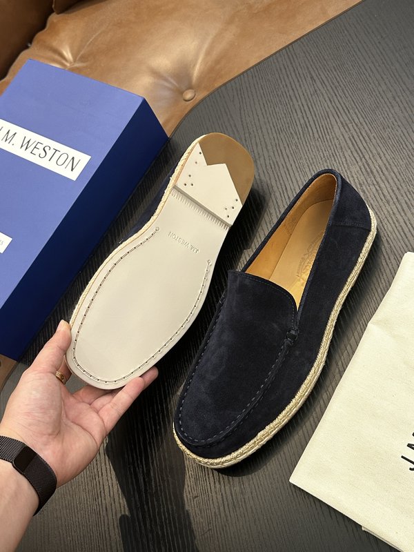 J.M.Weston 남성 레이스업 캐주얼 운동화 001-286886