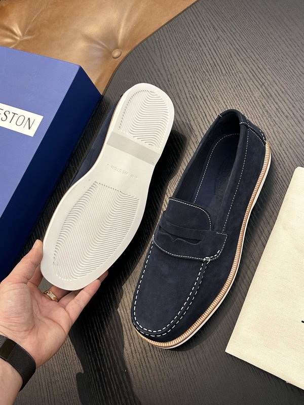 J.M.Weston 클래식 남성 레이스업 캐주얼 운동화 001-286892