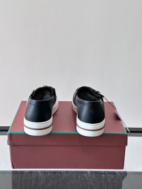 LP Loro Piana 스웨이드 로퍼 001-286908