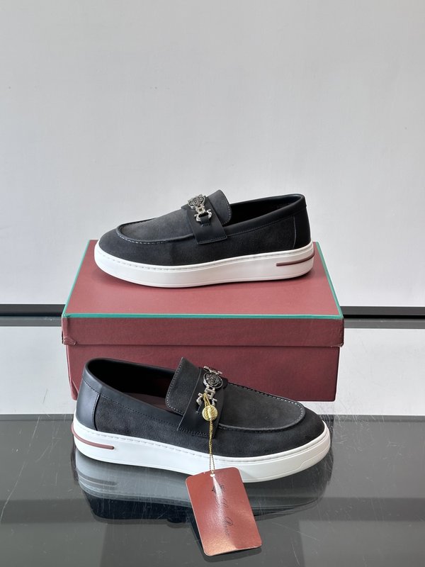 LP Loro Piana 스웨이드 로퍼 001-286908