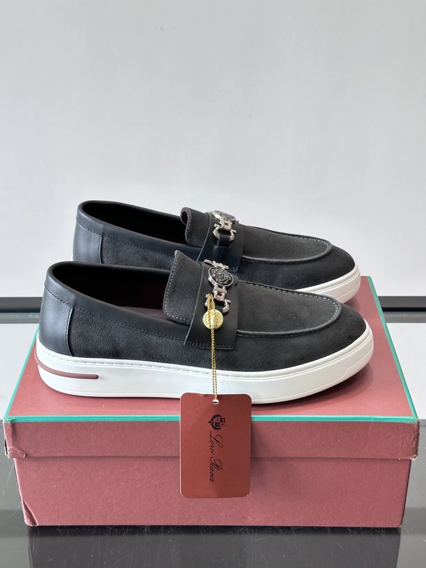 LP Loro Piana 스웨이드 로퍼 001-286908