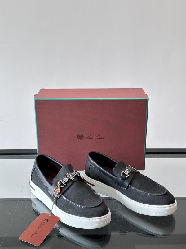 LP Loro Piana 스웨이드 로퍼 001-286908