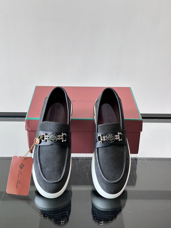 LP Loro Piana 스웨이드 로퍼 001-286908