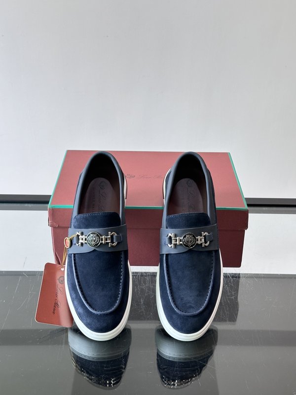 Loro Piana Summer Walk 스웨이드 로퍼 001-286911
