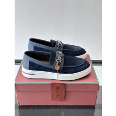Loro Piana Summer Walk 스웨이드 로퍼 001-286911