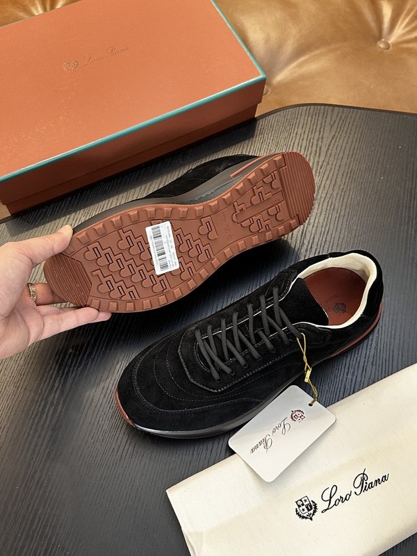 Loro Piana 운동화 검정색 001-286922