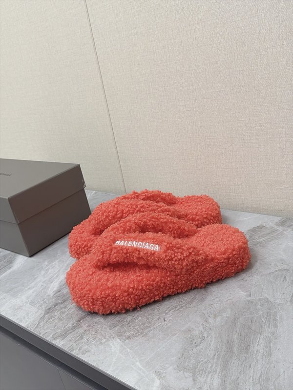 발렌시아가 커플 테디 퍼플립플롭 001-286947