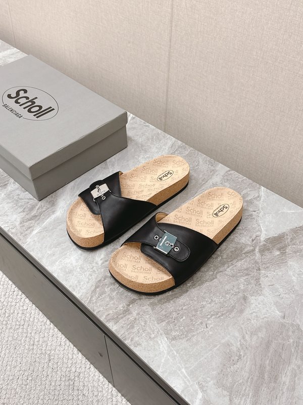 발렌시아가 X Scholl 콜라보 코르크 밑창 비르켄 001-286964