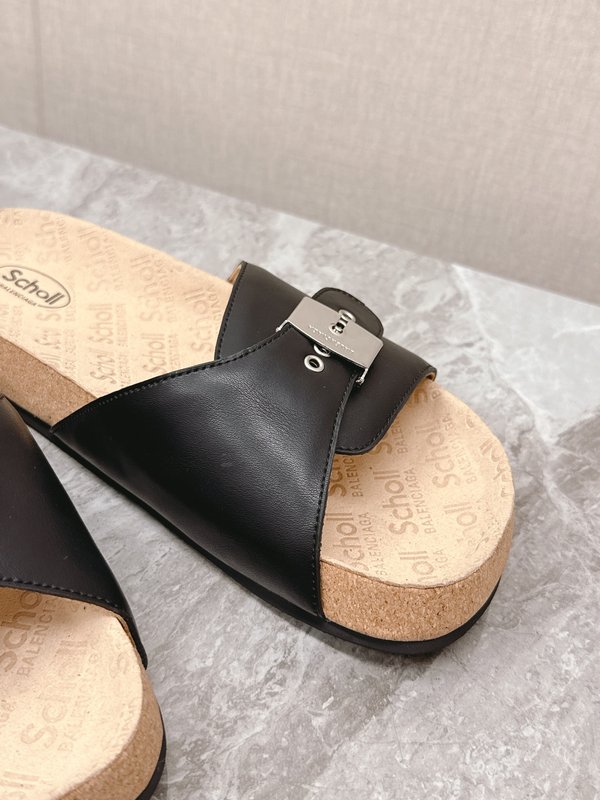 발렌시아가 X Scholl 콜라보 코르크 밑창 비르켄 001-286964