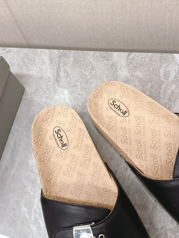 발렌시아가 X Scholl 콜라보 코르크 밑창 비르켄 001-286964