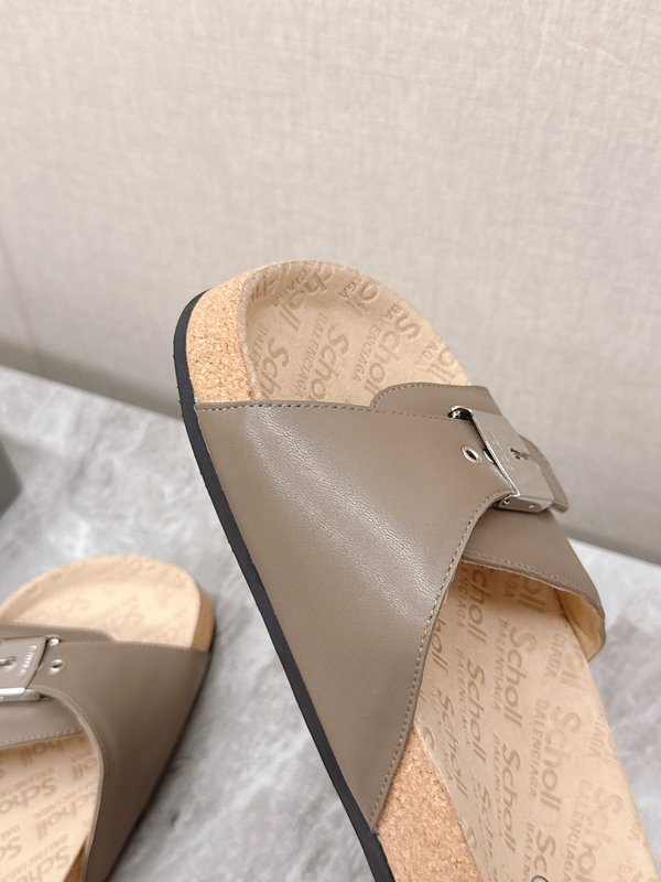 발렌시아가 X Scholl 콜라보 코르크 밑창 버켄 슬 001-286965