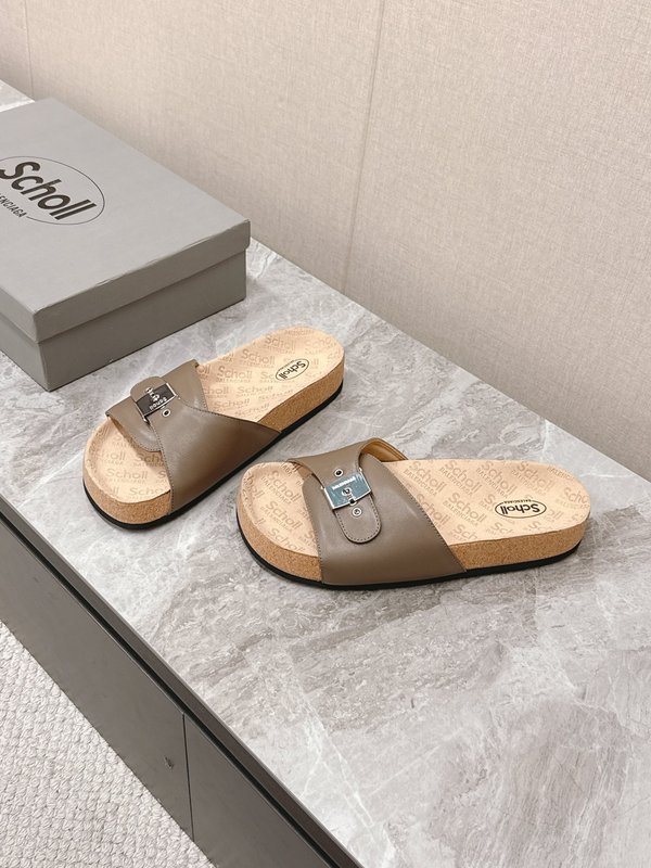 발렌시아가 X Scholl 콜라보 코르크 밑창 버켄 슬 001-286965
