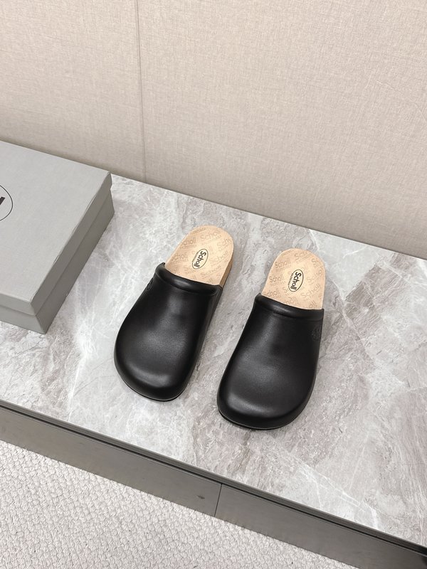 발렌시아가 X Scholl 콜라보 코르크 밑창 슬리퍼 001-286967