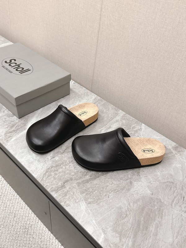 발렌시아가 X Scholl 콜라보 코르크 밑창 슬리퍼 001-286967