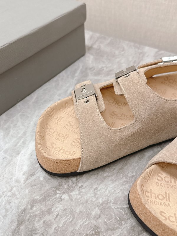 발렌시아가 X Scholl 콜라보 코르크 밑창 버켄 샌 001-286970