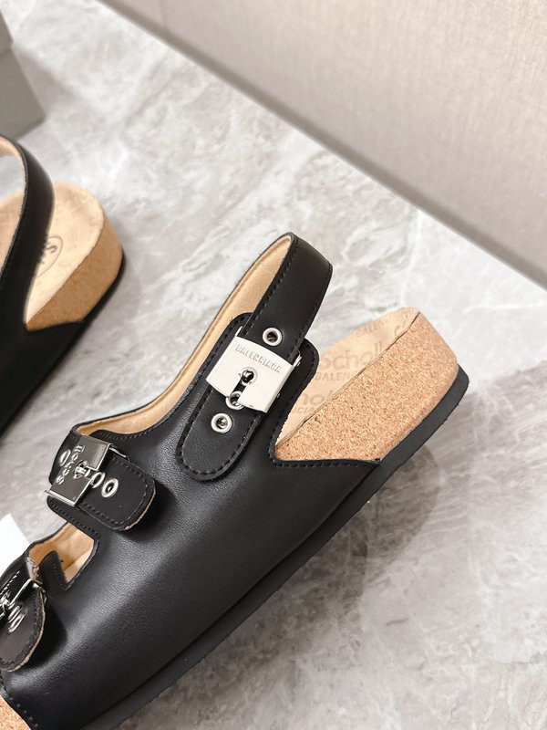 발렌시아가 x Scholl 콜라보 코르크 밑창 슬리퍼 001-286972