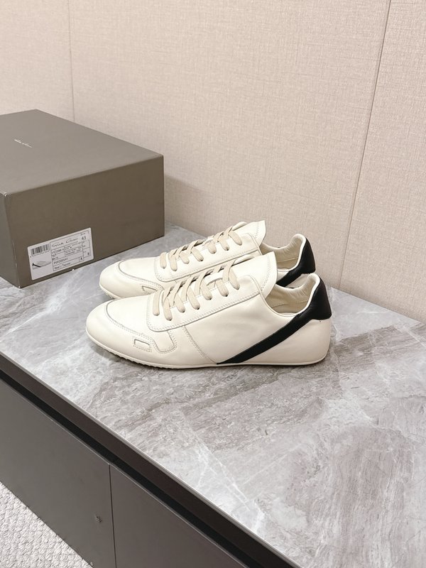 Rick Owens 커플 레트로 슬림 밑창 데치니 운동 001-287026