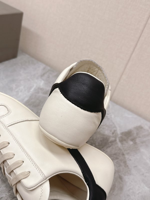 Rick Owens 커플 레트로 슬림 밑창 데치니 운동 001-287026