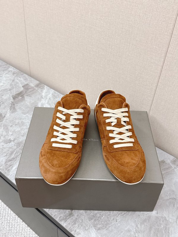 Rick Owens 커플 레트로 독일군화 얇은 밑창 신 001-287027