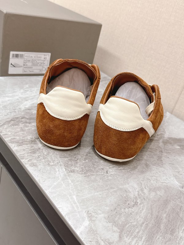 Rick Owens 커플 레트로 독일군화 얇은 밑창 신 001-287027