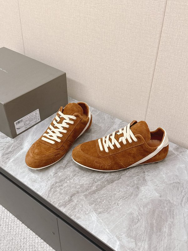 Rick Owens 커플 레트로 독일군화 얇은 밑창 신 001-287027