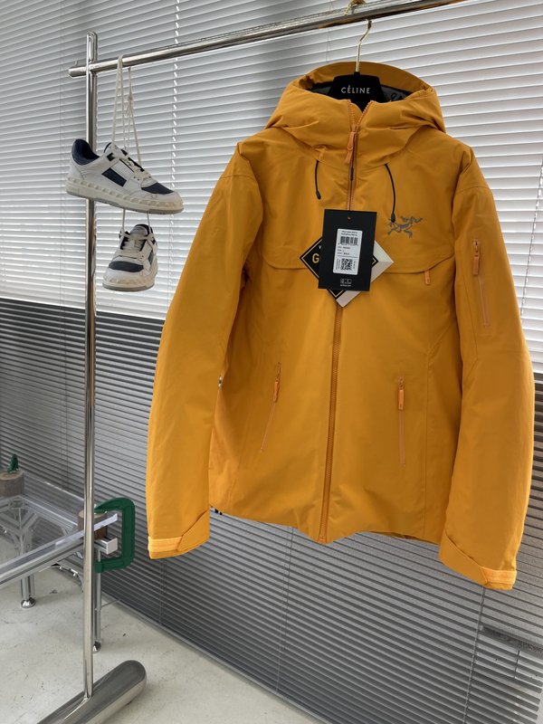 버드 아크테릭스 후드 미디엄 롱 방풍 다운 재킷 001-287079