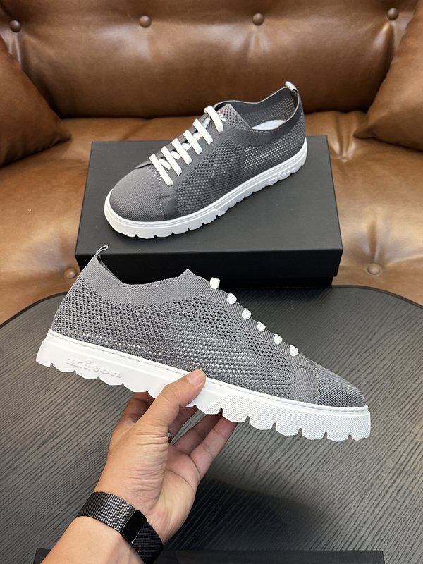 Kiton 남성 니트 소재 운동화 001-287093