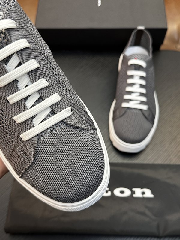 Kiton 남성 니트 소재 운동화 001-287093