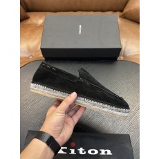 Kiton 남성 소가죽 운동화 오리지널 밑창 1:1 001-287100