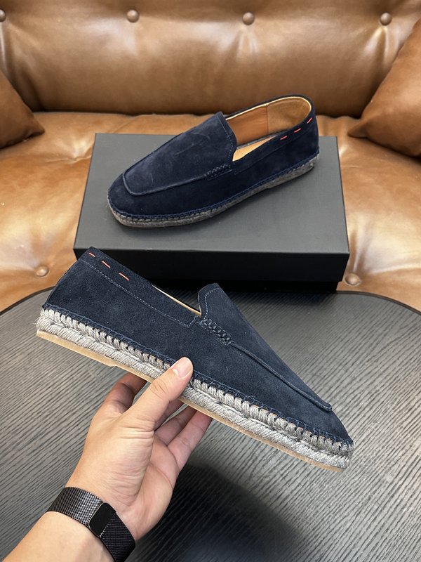 Kiton 남성 소가죽 스니커즈 001-287101