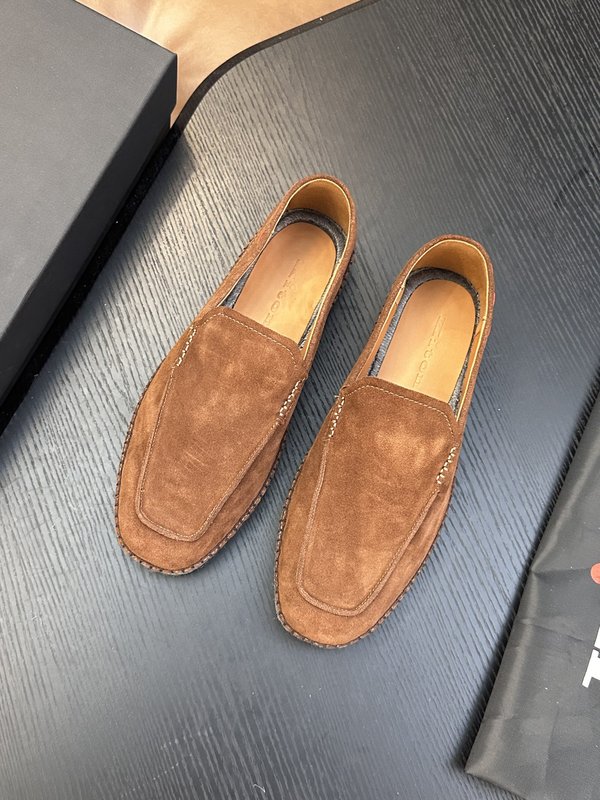 Kiton 남성 송아지가죽 운동화 001-287104
