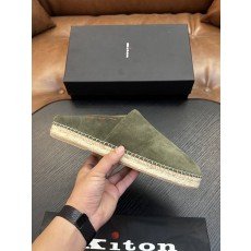 Kiton 남성 소가죽 운동화 001-287108